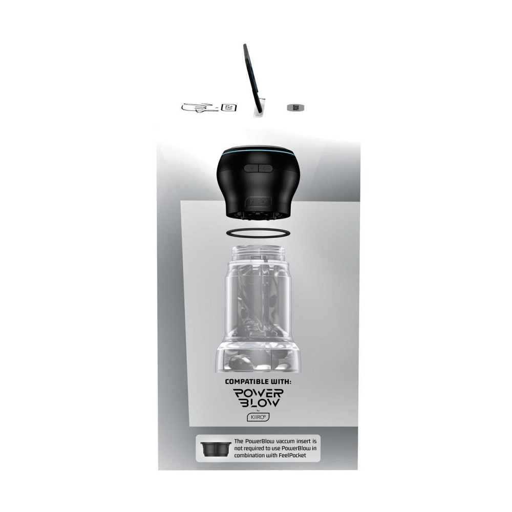 Мастурбатор Kiiroo Feel Pocket Crystal сумісний з PowerBlow Sex Aura Київ - фото 10