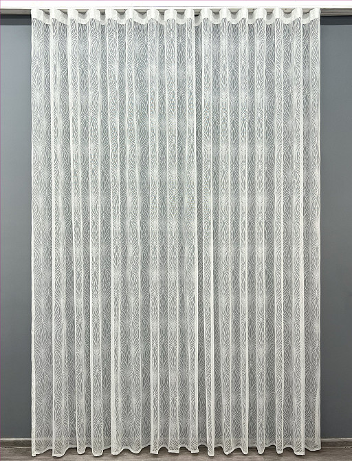 Тюль VR-Textil 2000т Жаккард Молочный 400х270 см (42-1047) Киев - изображение 2