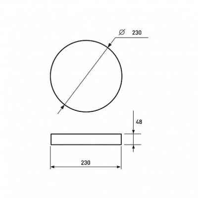 Светильник Eurolamp Easy click 20W 4000K (LED-NLR-20/40(GM)) Винница