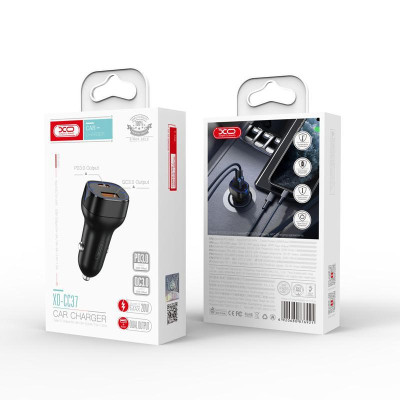 Зарядний пристрій XO 1xUSB QC3.0 + 1xUSB-C PD20W white (CC37-WH) Вінниця - фото 5