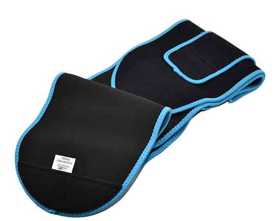 Пояс для схуднення PowerPlay 4303 Чорно-Синій Луцьк