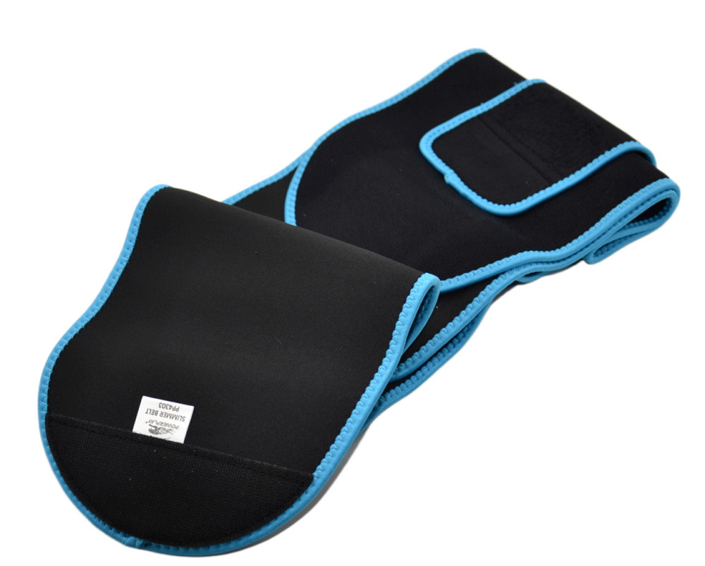 Пояс для похудения PowerPlay 4303 Черно-Синий Луцк - изображение 4