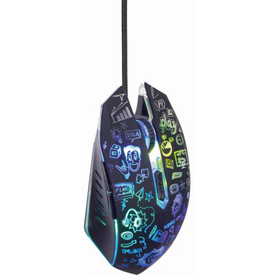 Мишка Gembird MUS-6B-GRAFIX-01 USB Black (MUS-6B-GRAFIX-01) Вінниця - фото 4