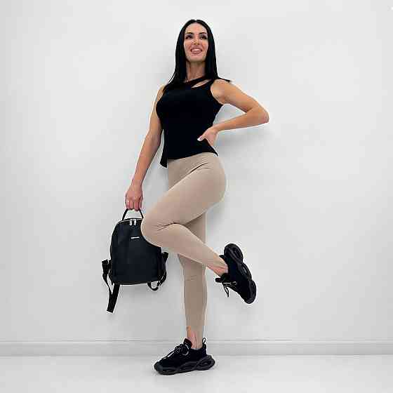 Трикотажные лосины рубчик со штрипками Toffee Киев