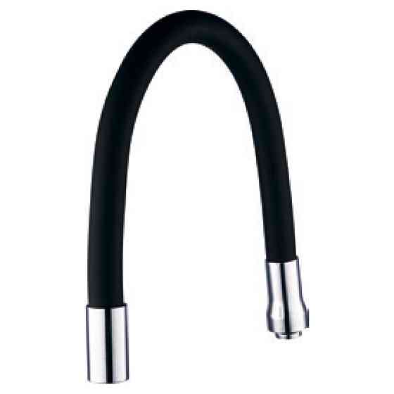 AQUATICA Излив (гусак) 3/4" для кухни силиконовый черный AQUATICA (XH-5239) (9793510) Киев