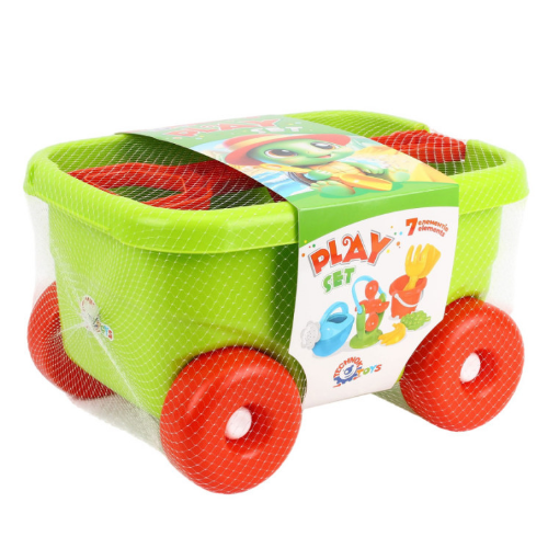 Ігровий Набір для гри з піском та водою (у возику) Технок 1409 Житомир