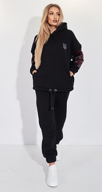 Теплий костюм з українською вишивкою Київ - фото 3