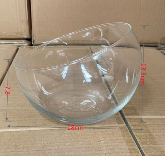 Ємність для флораріуму діаметр 18 см Флораріум – ваза зі скошеним горлом для квіткових та інтер'єрних композицій. Одеса