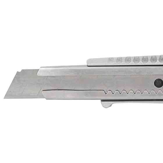 Ніж сегментний лезо 18 мм корпус металевий гвинтовий замок GRAD (8215275) Київ