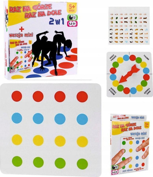 Аркадна гра "Твістер" Once Up Once Down 2в1 Ramiz, 138 х 168 см Київ - фото 2