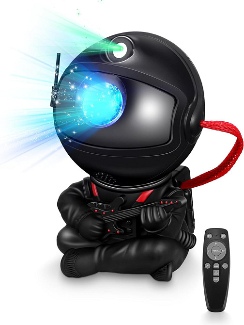 Нічник-проектор зоряного неба Cosmo (Космонавт з зіркою, Чорний) Николаев - изображение 3