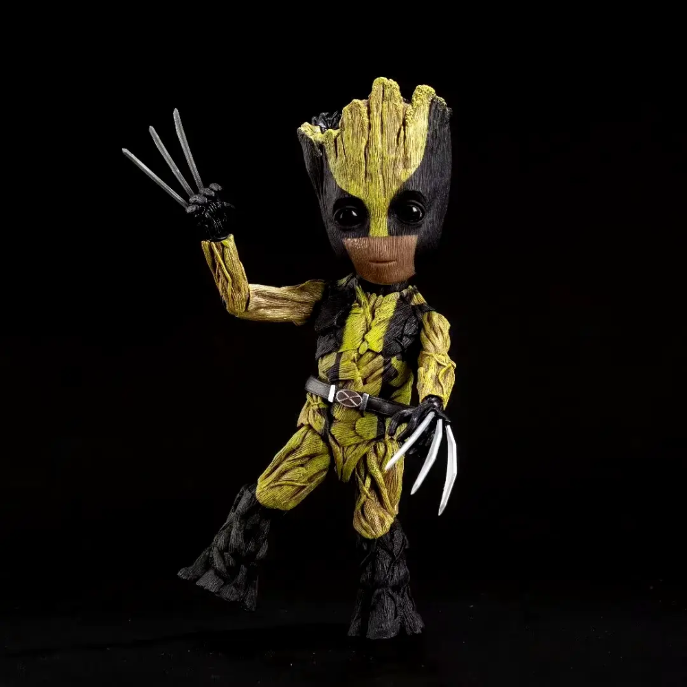 Фигурка персонаж Грут в костюме Росомахи Стражи Галактики (26 см) Винница - изображение 1
