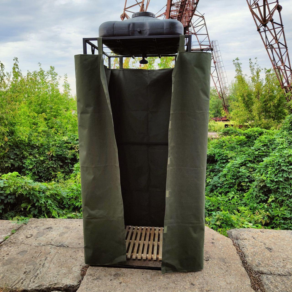 Душ літній дачний вуличний розбірний для дачі вулиці бак 100 л, пВХ тканина УСИЛЬНИЙ, душова кабіна  Харків - фото 4