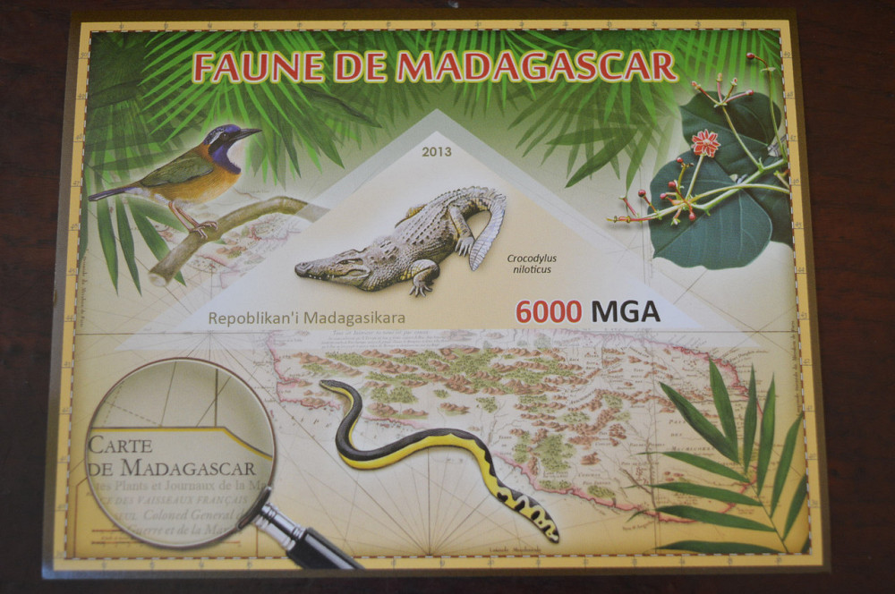 Мадагаскар. Фауна. Личности. Блок. 2014 р. (А-34) Полтава - фото 1