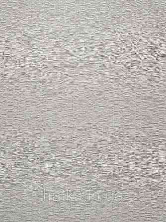 Шпалери метрові вінілові на флізелін AdaWall Beta метрові однотонні під тканину під льон білий з сірим Київ