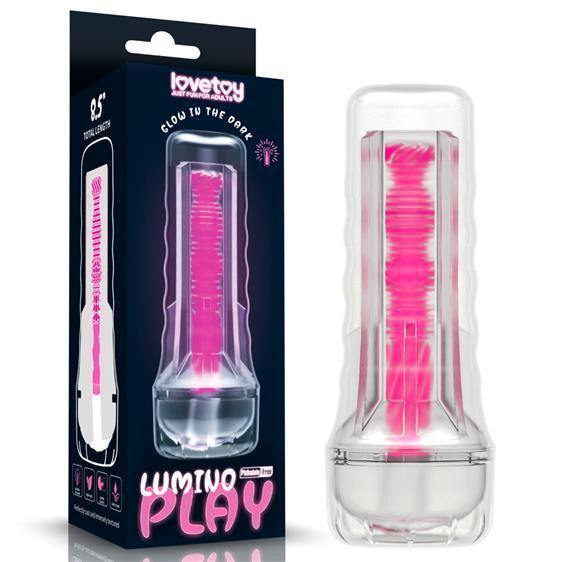 Мастурбатор - Lumino Play Masturbator Pink Glow 8.5" Sex Aura Київ - фото 1
