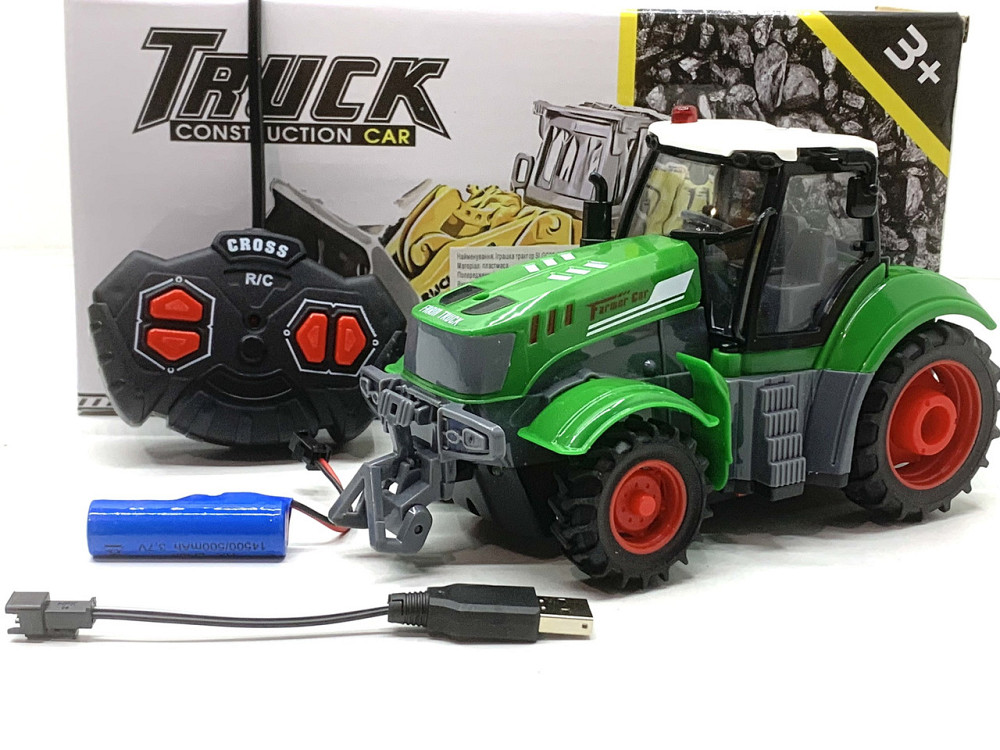 Трактор на радіокеруванні 21,5см Зелений (SLGC20-29B) Чернігів - фото 4