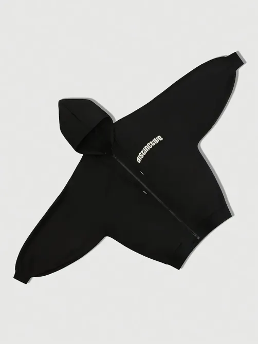 Худі жіноче, світшот чорний, модна толстовка 2700322415 розмір 48 Дніпро - фото 3