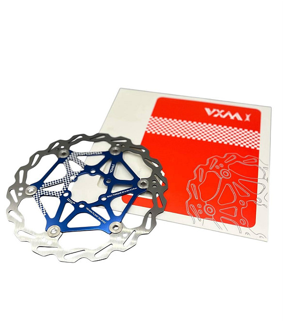 Диск, ротор тормозной из стали лучшего рассеивания тепла 160 мм Feel Fit Синий Бровары - изображение 6