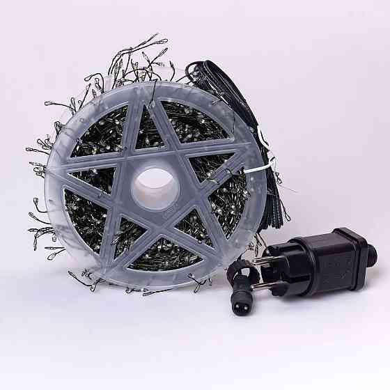 Гирлянда "Роса" 30м з LED, хвойна лапа, зелений провід Київ