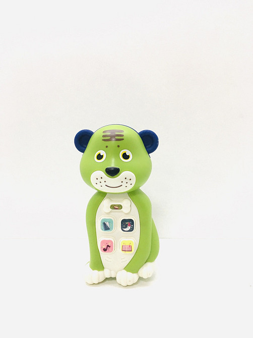 Телефон TK Union Group Музичний Тигреня підсвічування казки пісні колискові Зелений (TK 58597) Чернігів - фото 1