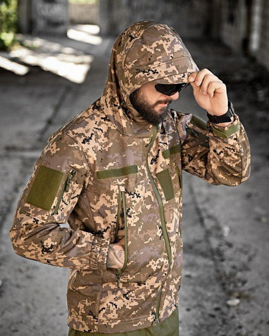 Весняна тактична куртка masad піксель Одеса - фото 3