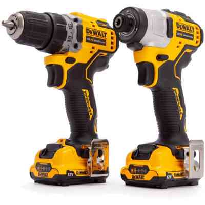 Набір електроіструментів DeWALT 2 од. 12 В XR Li-lon, вага 5.1 кг, кейс TSTAK, 2 АКБ та ЗП (DCK2110L2T) Вінниця