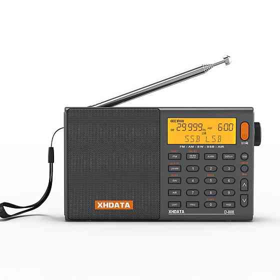 Цифровой DSP радиоприемник XHData D-808 всеволновой с чехлом Винница