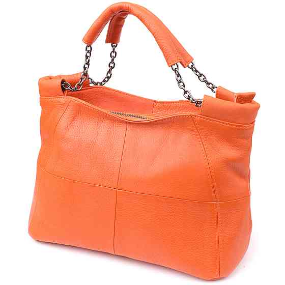 Сумка для женщин из натуральной кожи Vintage 22990 Оранжевый Киев