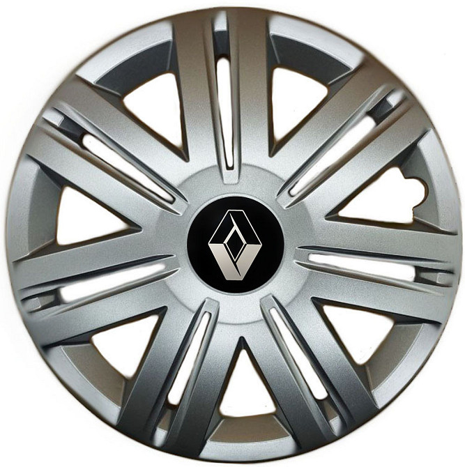 Автомобильные модельные колпаки R14 Renault 203 4шт, SJS, серебряные Киев - изображение 1