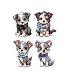 Термонаклейка детская для одежды Песики Киев