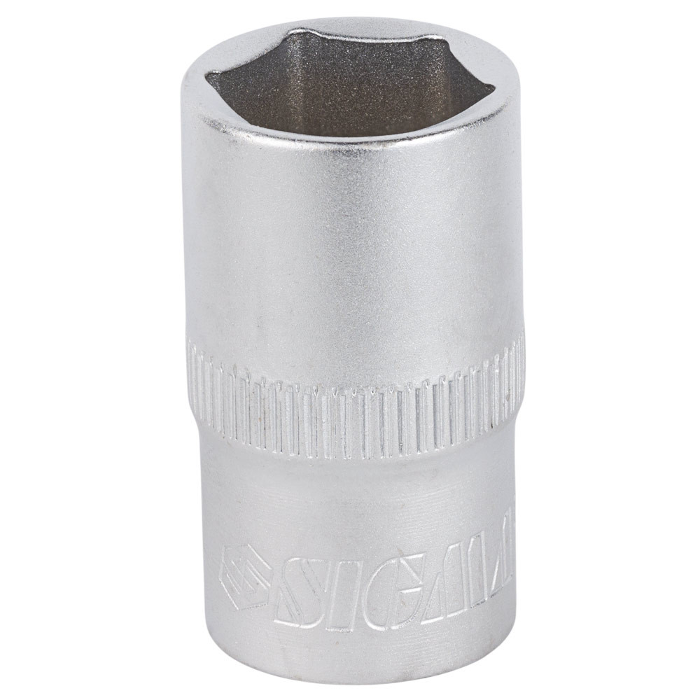 Sigma Насадка шестигранная короткая 1/2" 16мм CrV mid SIGMA (6071161) Коломия - фото 2