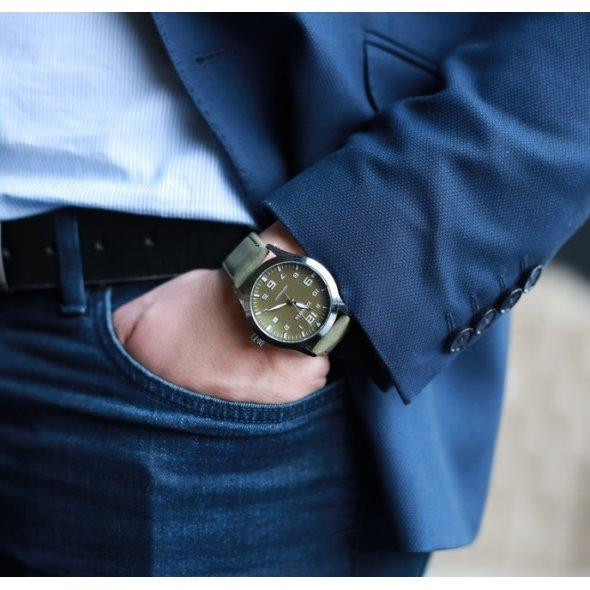Водостійкий механічний годинник Ochstin Military silver Вінниця - фото 7