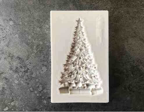 Силиконовый молд Елка 78 на 50 см серый Киев