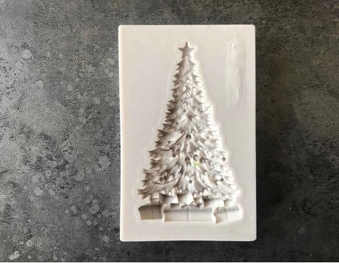 Силиконовый молд Елка 78 на 50 см серый Киев - изображение 6