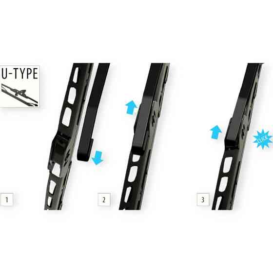 Щітка oximo каркасна 550мм під гак 8,9мм двірника Мукачево