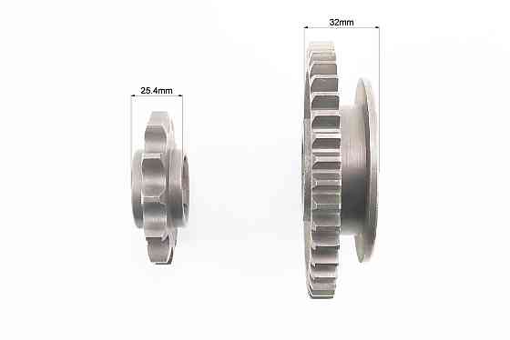 Редуктор фрези R175/180N/190N/195N - Вал первинний + зірка Z-12 + Шестерня Z-40 81-1 Киев