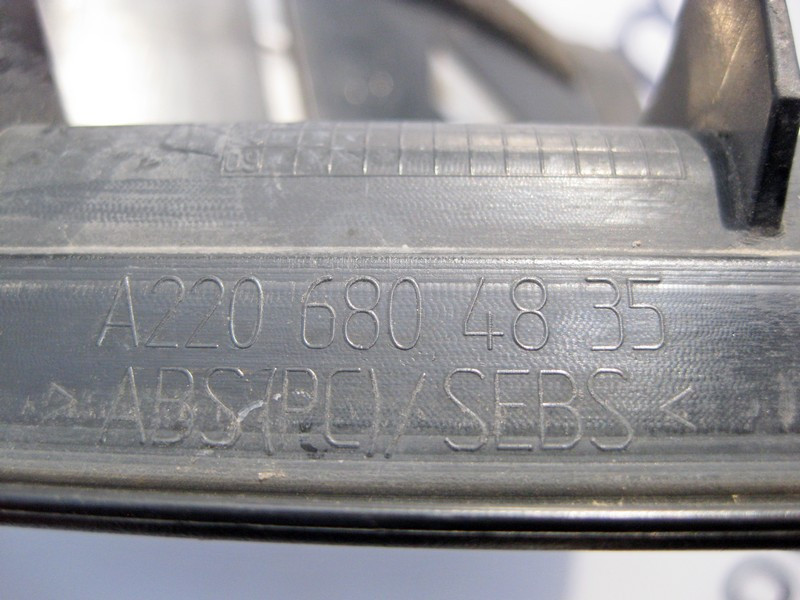 Mercedes-Benz  A2206804835 9B51 Накладка заднього правого дверного отвору з хромом, колір антрацит S-Class W220 long Одеса - фото 3