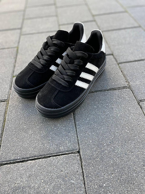 Кеди жіночі Notta bene чорні натуральна замша низький хід 36-41 (K-0524) Київ - фото 8