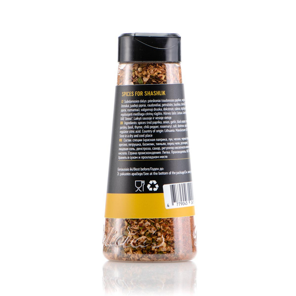 Смесь специй Delicia's Spices Shashlik для шашлыка 140 г 241577 Код: 013254 Ровно - изображение 4