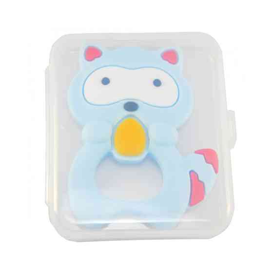 Прорізувач силіконовий "Єнот" MGZ-0402(Blue) у футлярі Вінниця