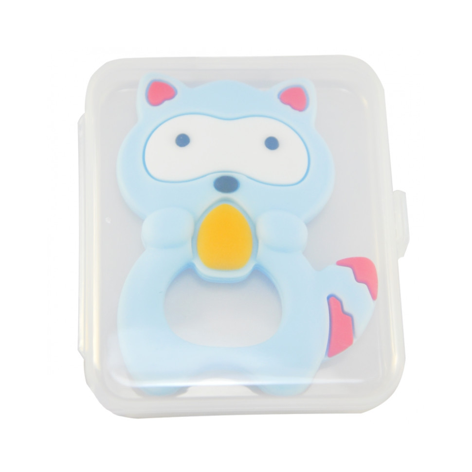 Прорізувач силіконовий "Єнот" MGZ-0402(Blue) у футлярі Вінниця - фото 3