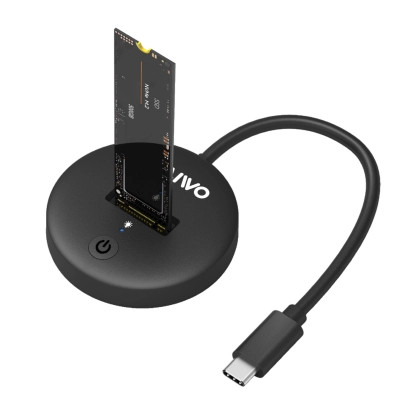 Док-станція для накопичувачів Maiwo M.2 NVMe/SATA SSD to USB3.2 Gen2 USB-C 10Gbps (K1698P2) Вінниця - фото 1