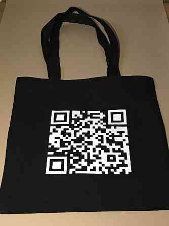 ШОПЕР З інтерактивним принтом QR кодом (можна нанести будь-який) Чернівці