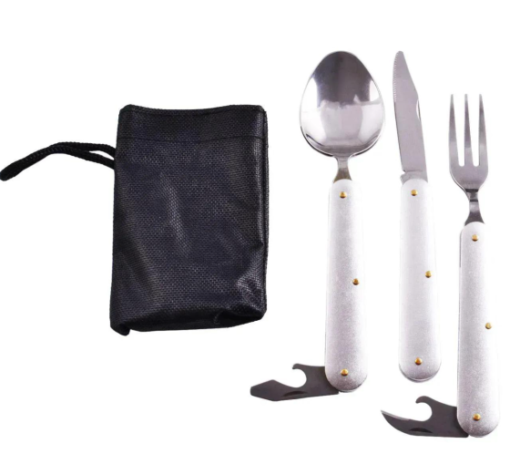 Туристичний столовий прилад F48 сірий Дніпро