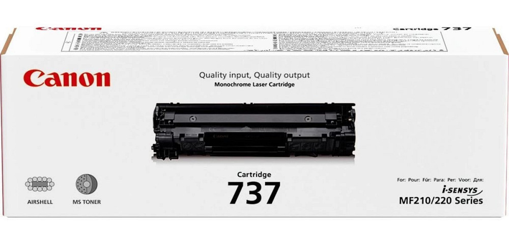 Картридж Canon 737 MF211/212W/216N/217W/226DN/229DW (9435B002) Black Харків - фото 2