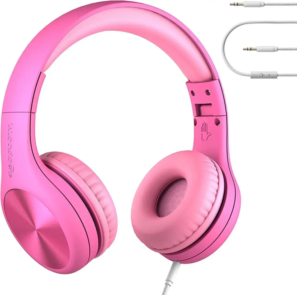 Проводные детские наушники LilGadgets Connect+ Pro — Розовые: Премиальный звук и стиль Киев - изображение 10