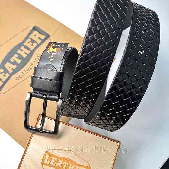 Чоловічий шкіряний ремінь Leather Collection (7810) Київ