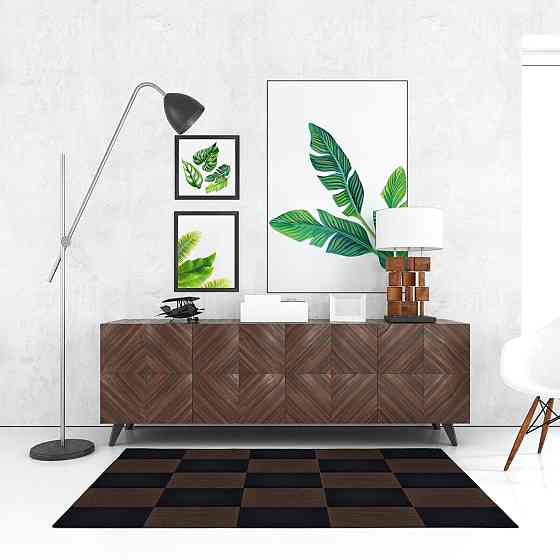 Самоклеюча темно-коричнева плитка під ковролін Київ