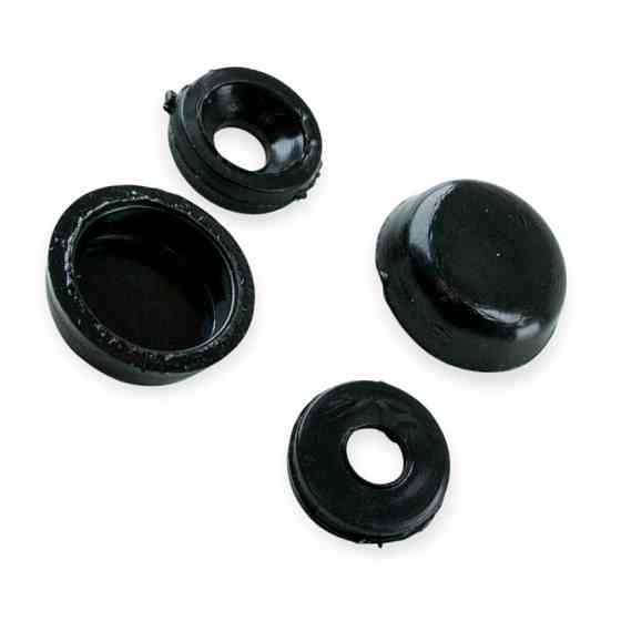 Кліпса обшивки під саморіз (шл.16) чорна (100шт) SHEMI №45 Мукачево